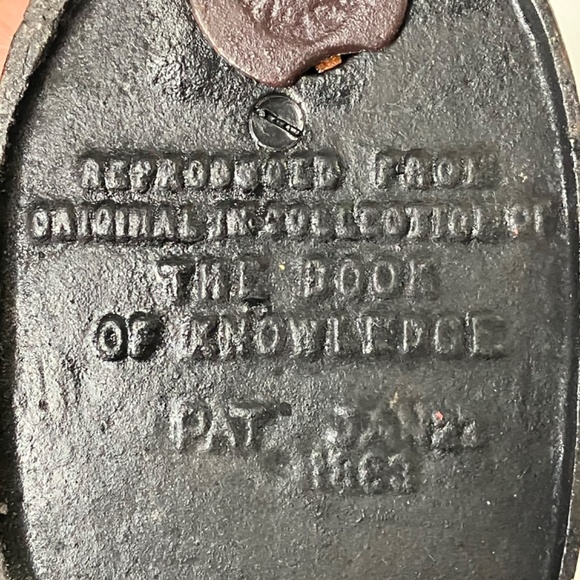 1883 Eagle and Eaglets Cast Iron Mechanical Bank circa 1950's Book of Knowledge - Picture 9 of 9